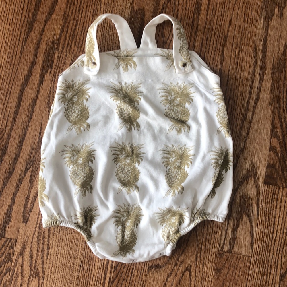 Kate Quinn pineapple bubble romper